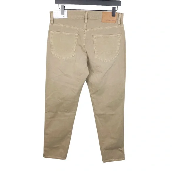 NEW American Eagle Men's Next Level Flex Athletic Tan Khaki Jeans Size 29 x 30 - Picture 2 of 10